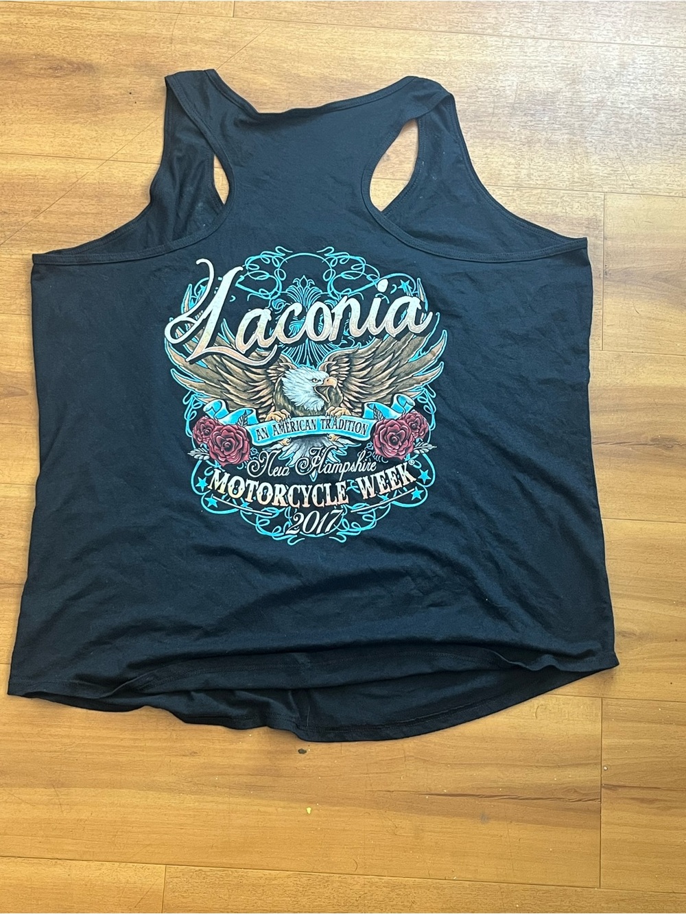 Laconia Motorcycle Week 2017 Graphic Tank Top 2XL